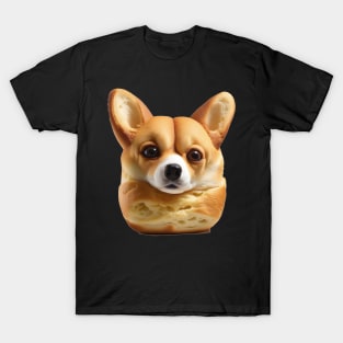 Bread Doggo Corgi Funny T-Shirt